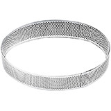Stainless Steel Perforated Tart Ring, 8-1/4" X 1-3/8"