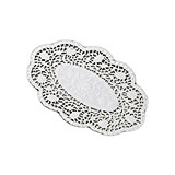 White, Paper Doilies, Oval Disposable Placemats, 9.5" X 6.62", 250/PK