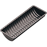 Purple, Steel Non-stick Fluted Bread Loaf Pan, 12.25"