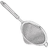 All Stainless Steel Conical Strainer, 13"