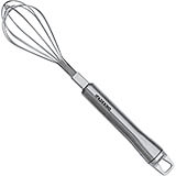 All Stainless Steel Small Pastry Whisk, 8.38"