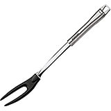 Black, Composite Material Pa+ Meat Fork, Stainless Handle, 13.38"