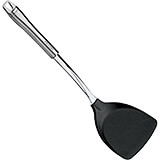 Black, Composite Material Pa+ Spatula, Stainless Steel Handle, 13.88"