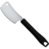Black, Stainless Steel Cheese Knife, 9.25"