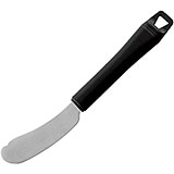 Black, Stainless Steel Butter Knife / Spreader