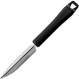 Black, Stainless Steel V-shaped Fruit Decorator Knife, 9"