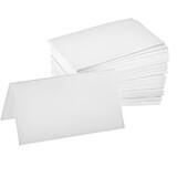 White, Paper Blank Place Cards 2 X 3.5, 100/PK