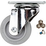 1-Front 3" Swivel Caster, 4-Bolts (60303)