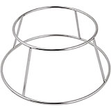 Chromed Steel Round Plate Holder