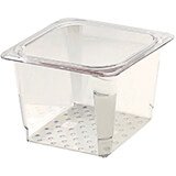 Clear, Perforated Pan / Colander, GN 1/6, 5" Deep, 6/PK