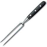 Black, Carving Fork, 11" Overall, 6" Tines, Traditional Forged Handle POM