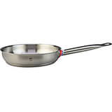 18/10 Stainless Steel Professional Frying Pan W/ Drip Free Pour Rims, 9.45"