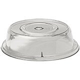 Clear, 10-5/8" Polycarbonate Plate Covers, 12/PK
