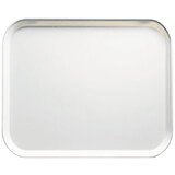 White, 8" x 10" Food Trays, Fiberglass, 12/PK