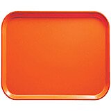 Citrus Orange, 8" x 10" Food Trays, Fiberglass, 12/PK