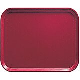 Cherry Red, 8" x 10" Food Trays, Fiberglass, 12/PK