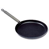 Black, Aluminum Crepe Pan, 11"
