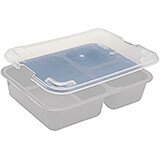 White, Co-Polymer, Snap-On Cover Lids, 24/PK