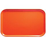 Orange Pizazz, 8-3/4" x 15" Food Trays, Fiberglass, 12/PK