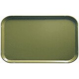 Olive Green, 8-3/4" x 15" Food Trays, Fiberglass, 12/PK