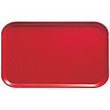 Signal Red, 8-3/4" x 15" Food Trays, Fiberglass, 12/PK