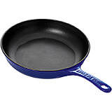 Blue, Cast Iron Frying Pan, 1-Piece with Handle, 7-7/8"