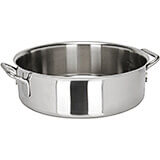 Stainless Steel, 18/10 Steel Catering Rondeau, 10.35 Qt.