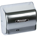 Stainless Steel Advantage AD Automatic Hand Dryer, Universal Voltage, 110/240V
