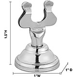 Chrome, Metal Place Card & Table Number Holders, 12/PK