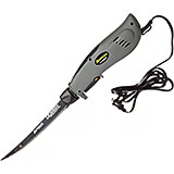 Gray, PRO Series Electric Knife W/ 8" Titanium-Coated Serrated Freshwater Blade