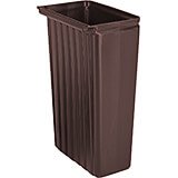 Dark Brown, 11 Gal. Trash Container