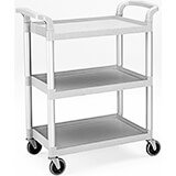 Gray, Utility / Service Cart, Knocked Down