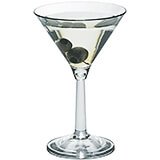 Clear, Martini Glass, Aliso Barware, 12/PK