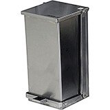 Stainless Steel, Commercial Step On Trash Can, 48 Qt
