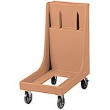 Coffee Beige, 19" x 30-1/8" Dolly, Molded Handles, 350 Lb Capacity