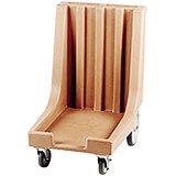 Coffee Beige, 23-3/8" x 33-1/2" Dolly, Molded Handles, 300 Lb Capacity