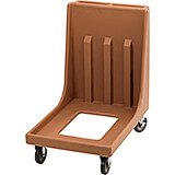 Coffee Beige, 23-15/16" x 35-1/8" Dolly, Molded Handles, 350 Lb Capacity