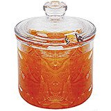 Clear, Condiment Jar and Cover, 24/PK