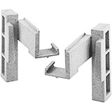 Camshelving Corner Connectors, Left and Right, 1/PK