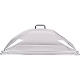 Clear, Dome Food Cover with 1 End Cut, 12" X 20"
