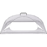 Clear, Dome Food Cover with Side Cut, 12" X 20"