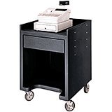 Black, Cash Register / Equipment Stand