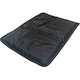 Black, Nylon Small Reusable Thermal Pads for Food Delivery Bags