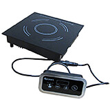 Glass Drop-in Induction Cooktop, Separate Mounted Controls, 120V, 1800W