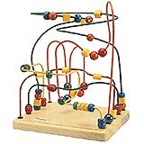 Mini Roller Coaster, Wire and Bead Toy