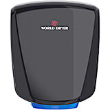 Black, Aluminum VERDEdri ADA Compliant, HEPA Filtered Hand Dryer, Universal 110-277 Voltage