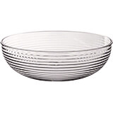 Clear, 40 Qt. Round Ribbed Bowls, 4/PK