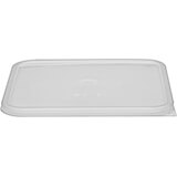 Translucent, 12, 18 and 22 qt. Large Spill Resistant Lid for Polycarbonate Containers, 6/PK