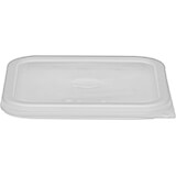 Translucent, 2 and 4 qt. Small Spill Resistant Lid for Polycarbonate Containers, 6/PK