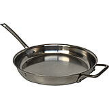 Stainless Steel Horeca-R Induction Ready 13.5" Frying Pan with Helping Handle 4.5 Qt